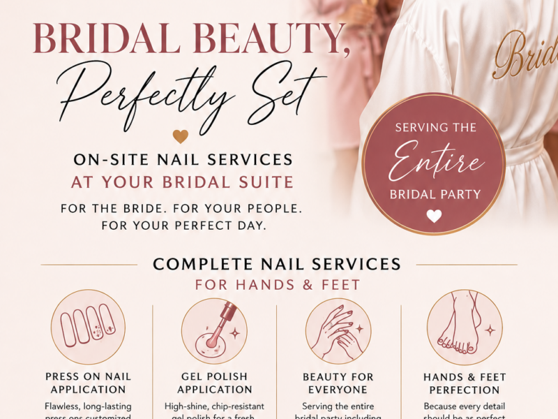 The Bridal Suite Nail Bar - We Bring the Glam to You!